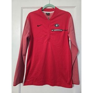 Nike Red and Black Men's Sweatshirt